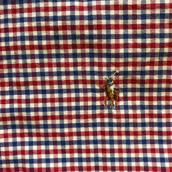 Polo Ralph Lauren OCBD - red/white/blue check - L - Picture 3 of 5
